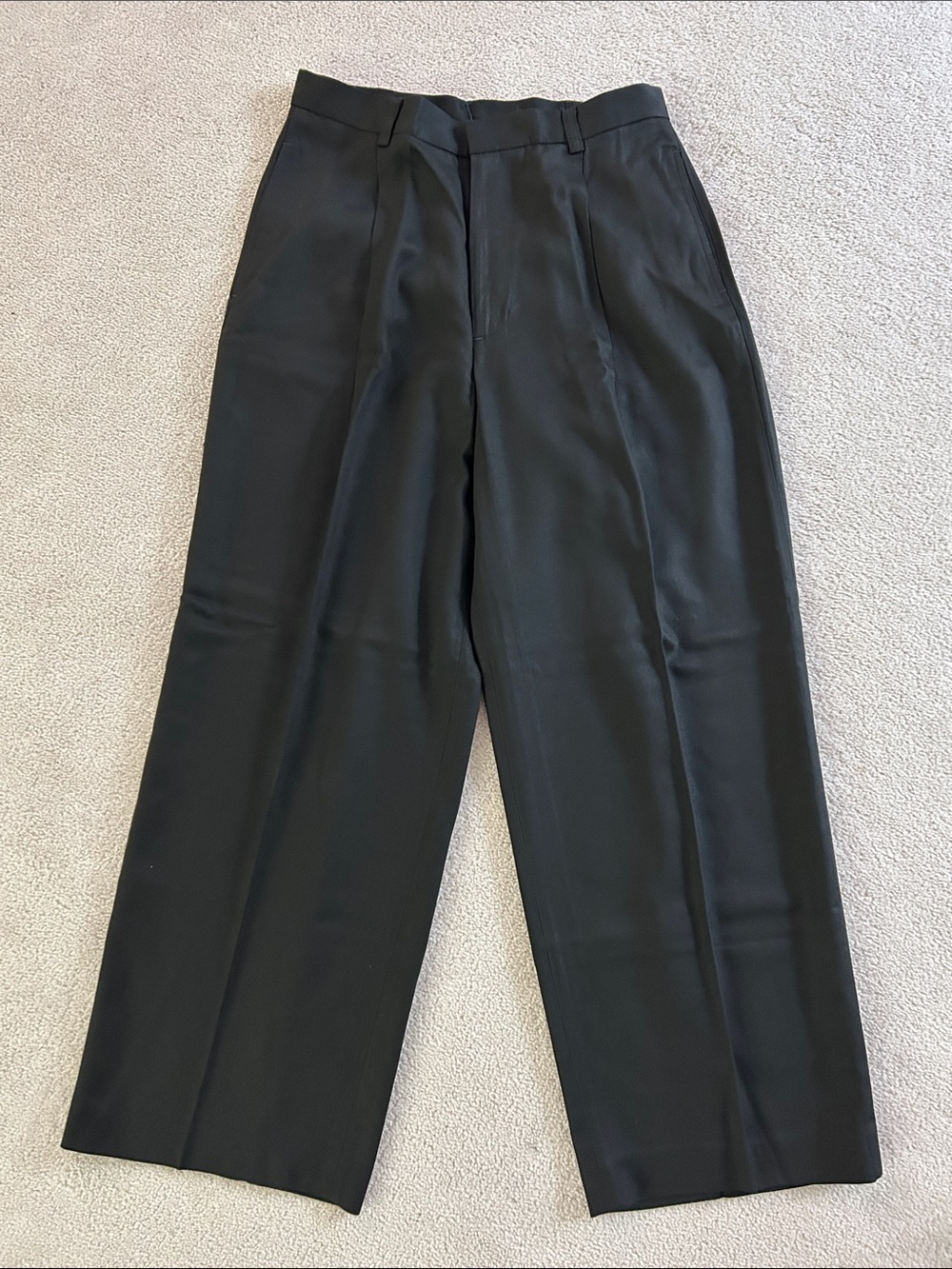 Black Pleated Dress Pants